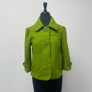 Tulle Vintage Wool Green Blazer